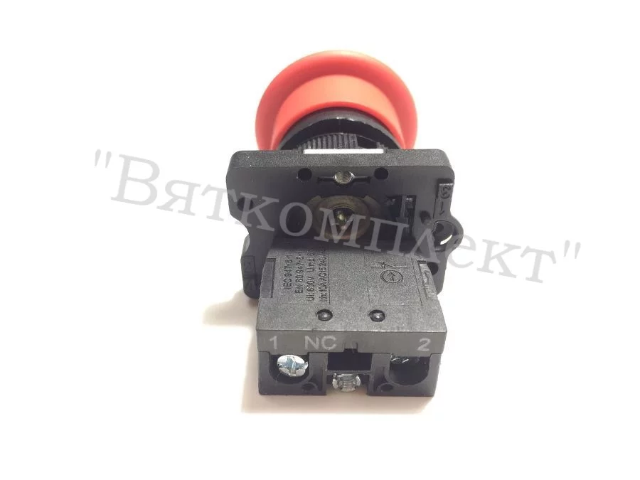 Кнопка "СТОП" грибок, без фиксации NP2-EC42 для ТММ-140