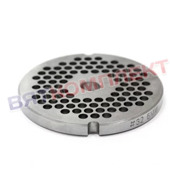 Решетка мясорубки с отверстиями 6 мм 32.006 для системы Enterprise TJ-32