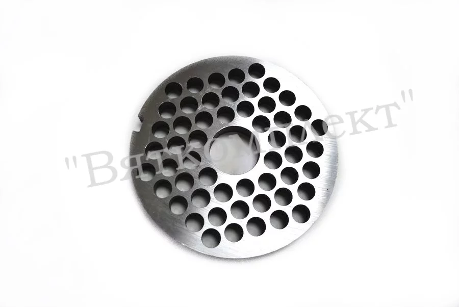 Решетка №3 для мясорубки МИМ-600(М) ,М-600 отверстия 9мм с буртом
