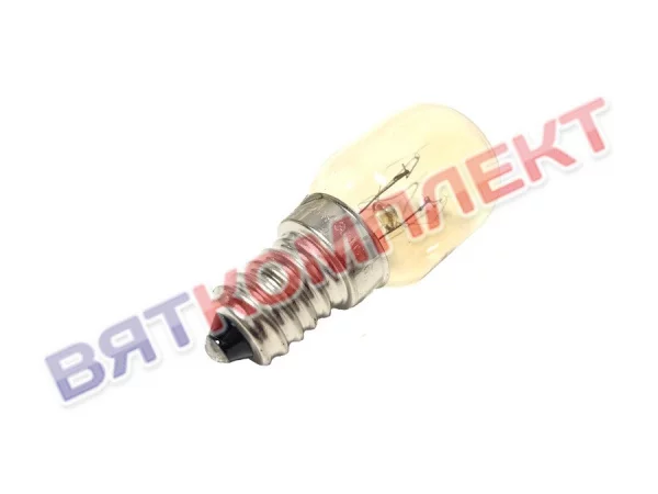 Лампа Е14 220V 25W 300°C жаростойкая для конвекционных печей, пароконвектоматов и жарочных шкафов  ПКА, КЭП Abat 12000060475