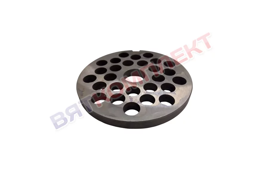 Решетка №4 для мясорубки МИМ-600(М) ,М-600 отверстия 13мм (инструментальная сталь) без бурта