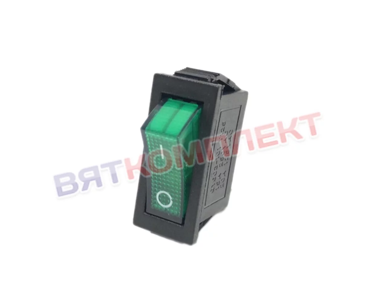 Переключатель CS 789 (зеленый) узкий (12000006493)

