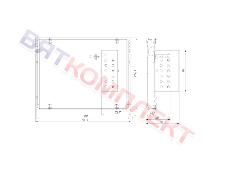Конфорка к плите Традиция-2008 ЛК9.25.350.000 левая АТЕСИ (ATESY) Аналог