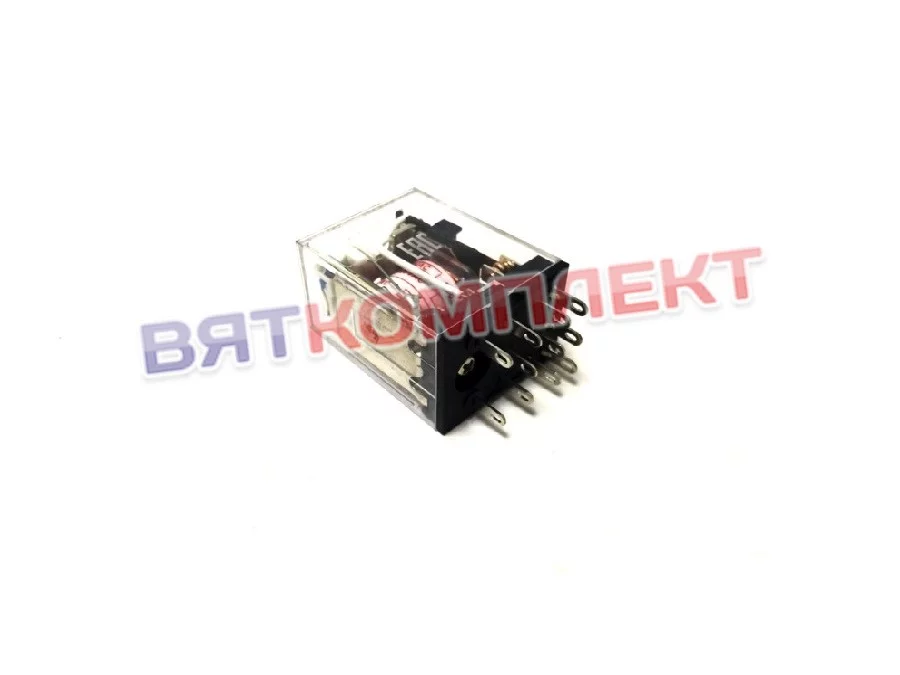 Реле JZX-22F(D) 3 конт. с инд. LED 5А 220В AC (CHINT) промежуточное Abat
