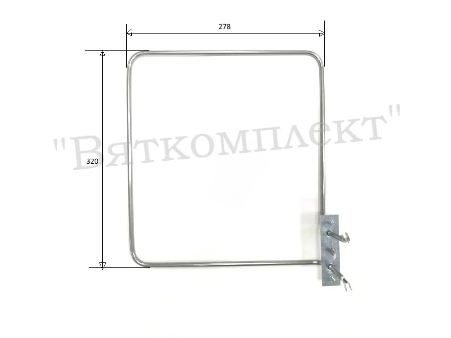 ТЭН для духовки Дарина верхний 800 Вт для плиты DARINA ЕМ521 12 110 (Т6)