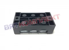 Колодка клеммная с крышкой ТВ-4503 45А Kobor (3 контакта)
