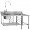 Столы для мойки овощей