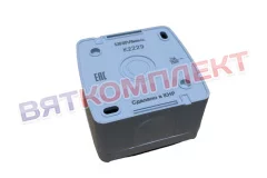 Розетка 1ОП с крышкой, IP44, 16А, 220В, белый (Клио К2229) для СХС Abat
