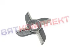 Нож для мясорубки МИМ-300.01.008 (МИМ-300М;-350), ММ(УКМ), МЭП-300(Н;Н-01) крестовой двухсторонний без бурта
