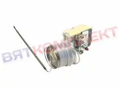 Термостат защитный (аварийный) 320 градусов 20А/250V/1,8m/F6,3/S320°С (аналог 55.13569.070) для оборудования Abat