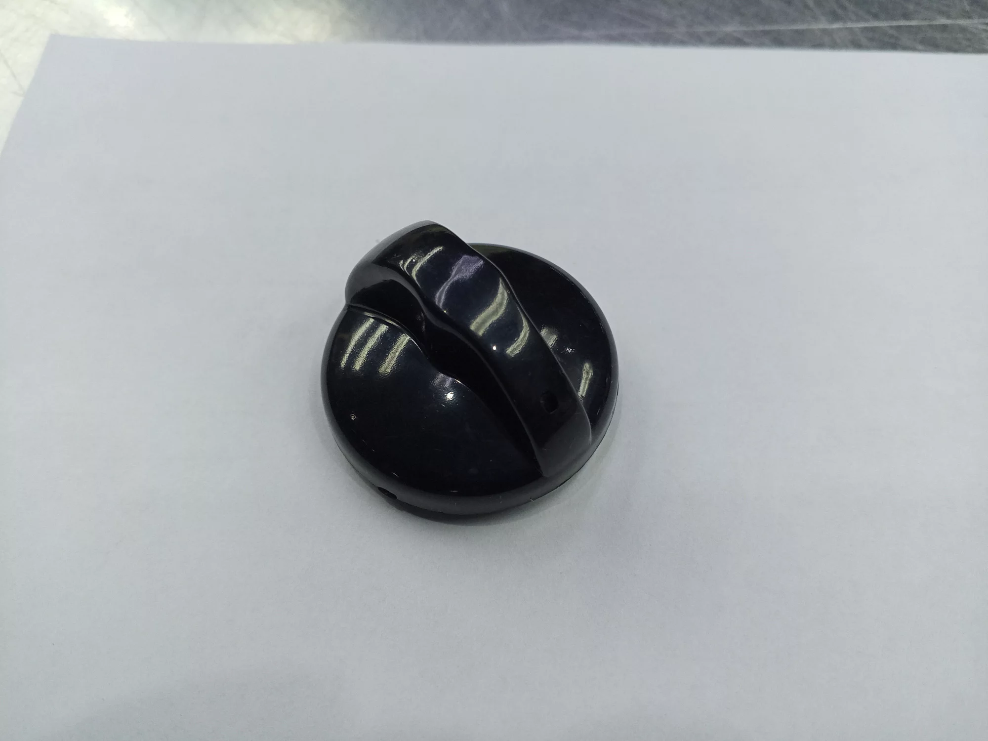 Ручка переключателя режимов плиты Нововятка с коротким штоком, черная