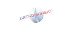 Ручка переключателя Darina (Дарина), Нововятка, Электра с длинным штоком, белая