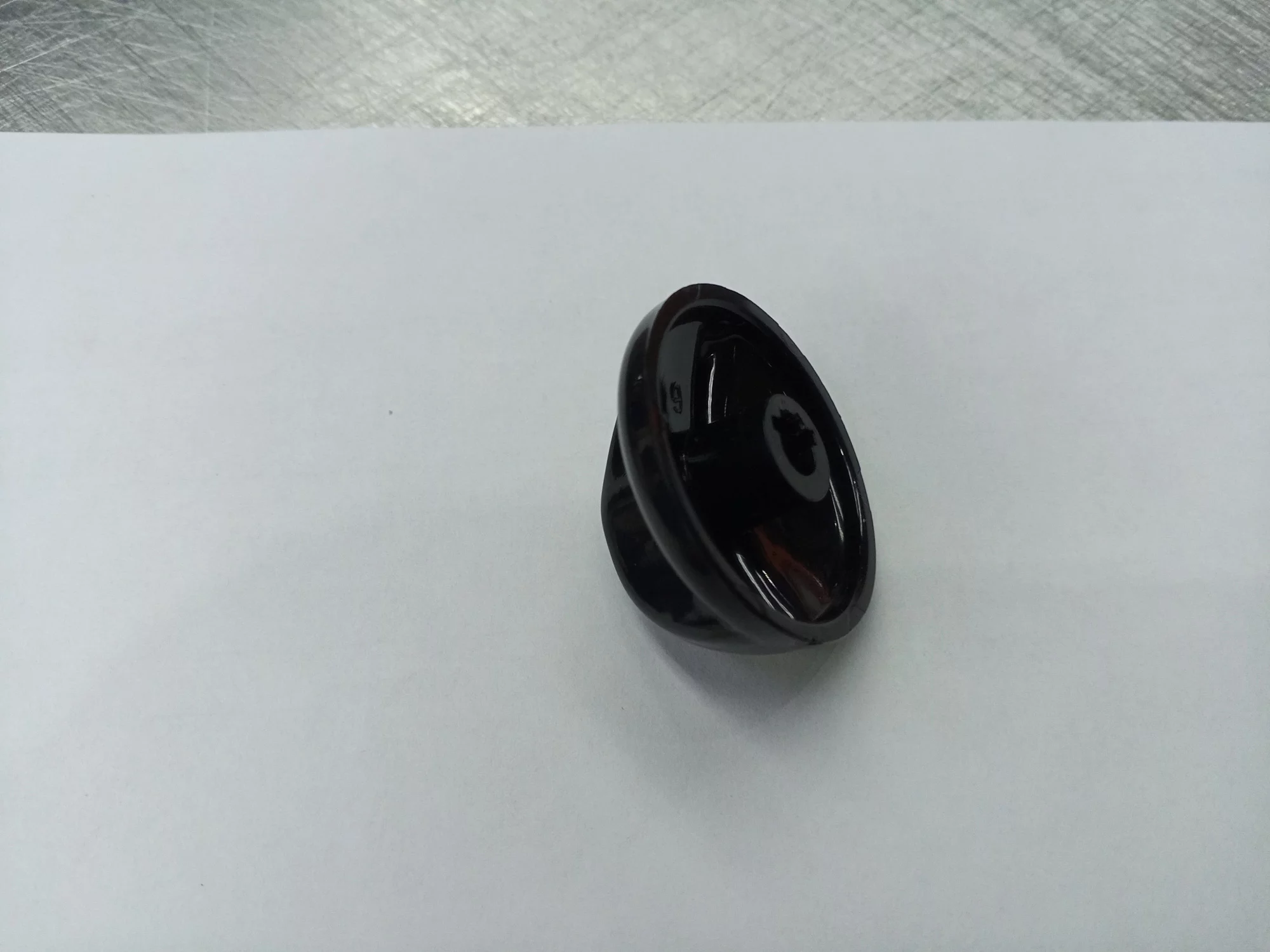 Ручка переключателя режимов плиты Нововятка с коротким штоком, черная