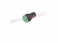 Кнопка без фиксации зеленая ON(OFF), MB102DY