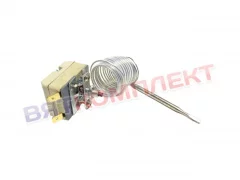 Термостат защитный (аварийный) 220 градусов 20А/250V/1,8m/F6,3/S220°С (аналог 55.13549.140)