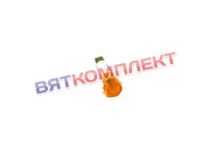 Лампа индикаторная оранжевая 230В  9мм для посудомоечных машин Fagor (Z203079000), Whirlpool, Ascaso, Aristarco (6206)
