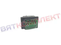 Переключатель влагостойкий 30А 3INB4MASK48N1E21 зелёный (выключатель) ON-OFF