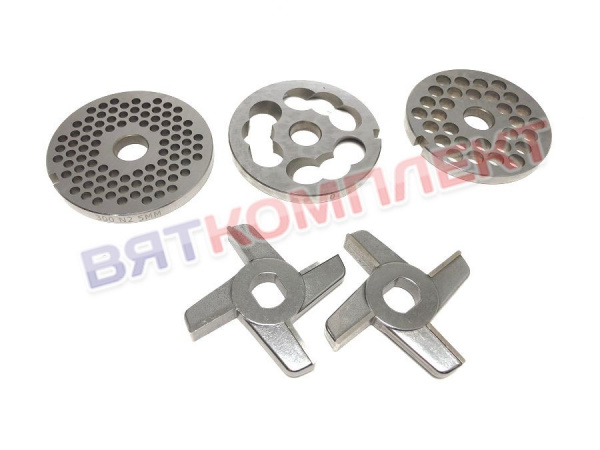 Nabor reshetok i nozhej dlya myasorubki MIM_300 s dobavleniem hroma