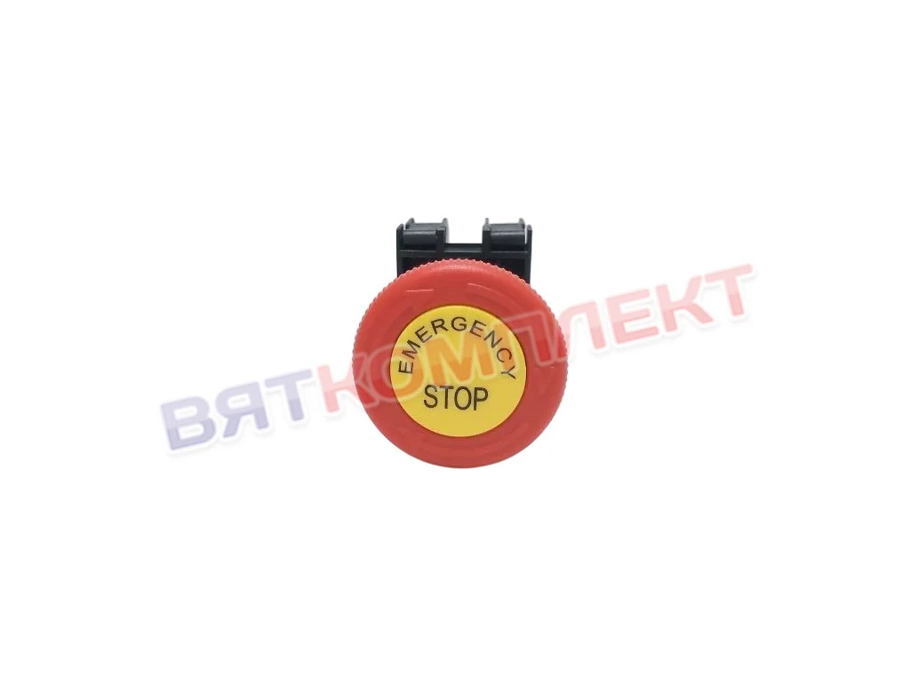Аварийная кнопка Emas Грибок B102EE (с фиксацией и возвратом поворотом) d40мм 1НО+1НЗ