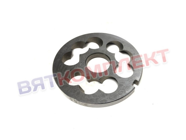 Нож подрезной (решётка приёмная) 764 для мясорубки МИМ-300 (МИМ-300М;-350), ММ(УКМ), МЭП-300(Н;Н-01) (хром) под бурт