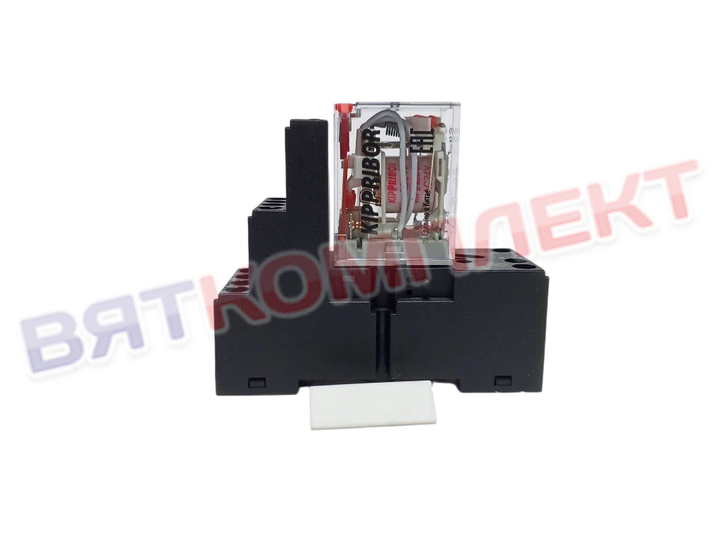 Реле RKFCO524 с колодкой и держателем ММУ-1000 (альтернатива Реле R4-5024)
