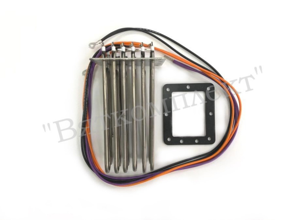 ТЭН парогенератора RATIONAL с уплотнением SCC-линия, 62/102/201/202 400В 18кВт 87.00.367 (старые артикулы 44.00.533, 44.00.195, 87.00.380)