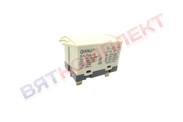 Реле Qianji G7L-TUB-2A-240/VAC 25А для КПЭМ, ПКЭ и МПК (Аналог 61078) Abat 
