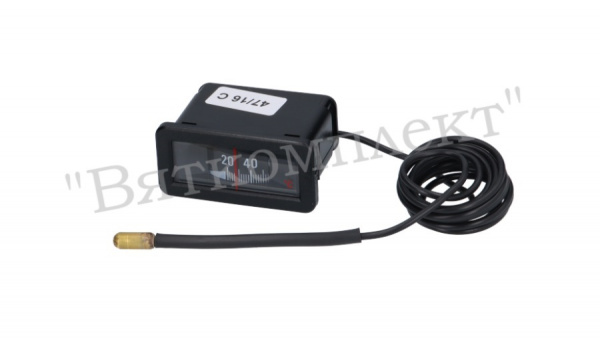 Термометр черный 56x25 мм 0-120C DIHR (Дихр) (10500005)