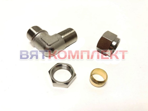 Штуцер угловой с накидной гайкой и втулкой арт.65.RUN Abat
(12000025121)