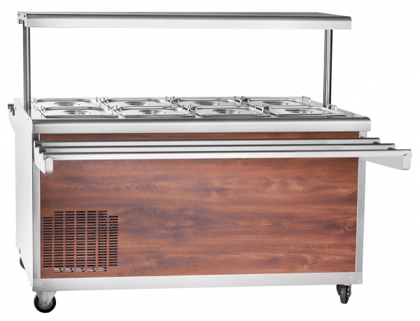 Прилавок для холодных закусок ПВВ(Н)-70ПМ-01-НШ передвижной Абат (Abat)
