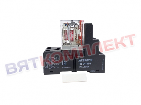 Реле RKFCO524 с колодкой и держателем ММУ-1000 (альтернатива Реле R4-5024)
