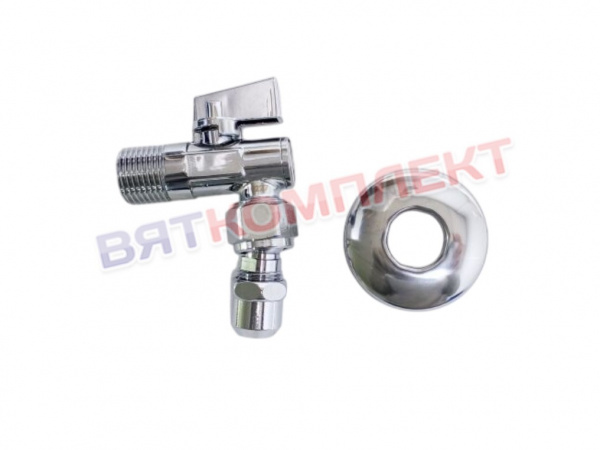 Кран шаровый угловой мини 1/2 КПЭМ Abat (12000025666) 