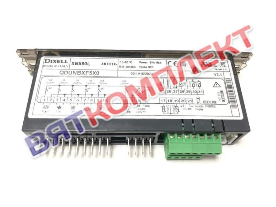 Контроллер Dixell XB590L для ШОК-10(М,Т),ШОК-20-1/1Т(-01)(М), ШОК-40(-01)(Т) Abat  
71000015018