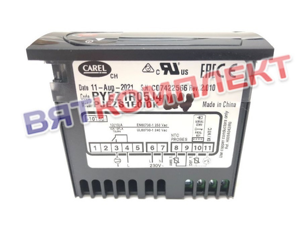 Контроллер температуры PYEZ1R05J4 30 F1 NTC  для шкафов ШХ и ШХс Abat  71000065878 
