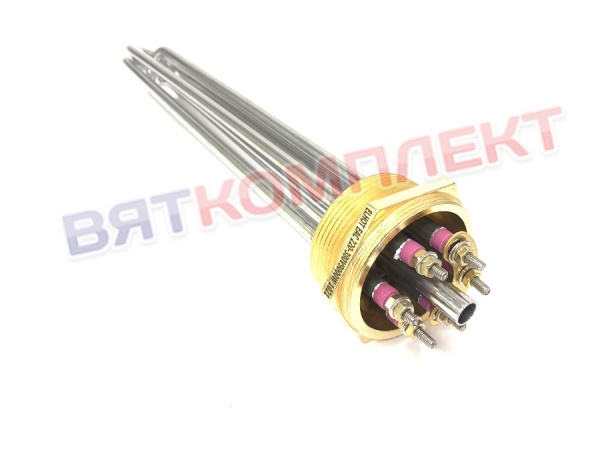 ТЭН 9.0 КВТ с 2" ФЛАНЦЕМ (9000ВТ, 230В)
