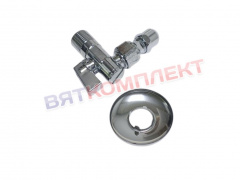 Кран шаровый угловой мини 1/2 КПЭМ Abat (12000025666)