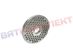 Решетка №2 для мясорубки МИМ-300.01.009 (МИМ-300М;-350), ММ(УКМ), МЭП-300(Н;Н-01) отверстия 5мм без бурта