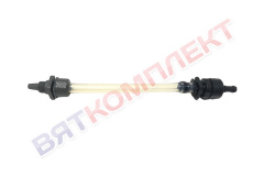 Трубка внутренняя ополаскивающего насоса AQUA Ст823/А1 С ОБРАТНЫМ КЛАПАНОМ (10408120/151112/0003890/1, ИТАЛИЯ)