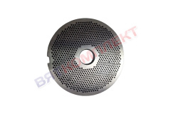 Решетка №0 для мясорубки МИМ-600(М) ,М-600 отверстия 2мм (инструментальная сталь) без бурта