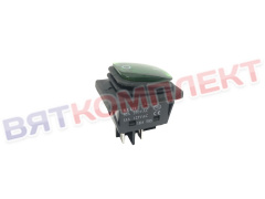 Переключатель влагостойкий 30А 3INB4MASK48N1E21 зелёный (выключатель) ON-OFF