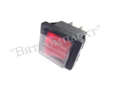 Переключатель звонковый красный (Выключатель 0401/L/G DEV/IST T4 C2)