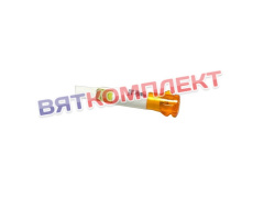 Лампа индикаторная оранжевая 230В  9мм для посудомоечных машин Fagor (Z203079000), Whirlpool, Ascaso, Aristarco (6206)