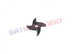 Нож для мясорубки МИМ-80(-01), М-50С, ММП11, крестовой двухсторонний С БУРТОМ