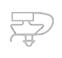 Уплотнитель HICOLD 575 (394*15*575) (ЕА) НА ГЛУХУЮ ДВЕРЬ