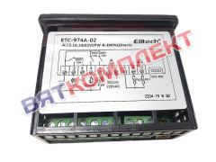 Микропроцессор - контроллер ЕТС-974 10А (2 датчика)