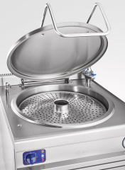 Котел пищеварочный электрический КПЭМ-200/9Т, 900 серия, 200 л, +100°С, сливной кран Абат (Abat)