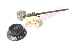 Термостат (терморегулятор) 50-500 °С градусов с ручкой для пицца печей