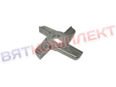 Нож для мясорубки МИМ-300.01.008 (МИМ-300М;-350), ММ(УКМ), МЭП-300(Н;Н-01) крестовой двухсторонний без бурта
