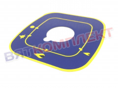 Наклейка пластиковая ПГК-49ЖШ.801314.00.00.026 для газовых плит ПГК-49ЖШ Abat (120000071158)