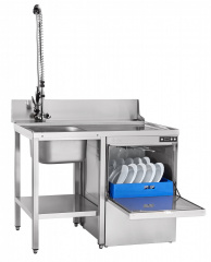 Машина посудомоечная МПК-500Ф-02 фронтальная Абат (Abat)